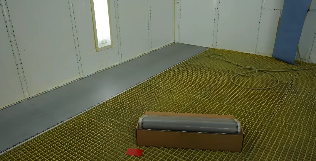 Multiple-Layer Spray Booth Floor Protector application image 4